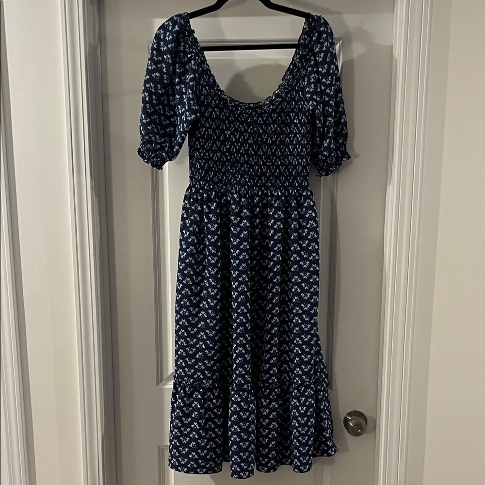 Hill House Nap Dress Blue Floral
